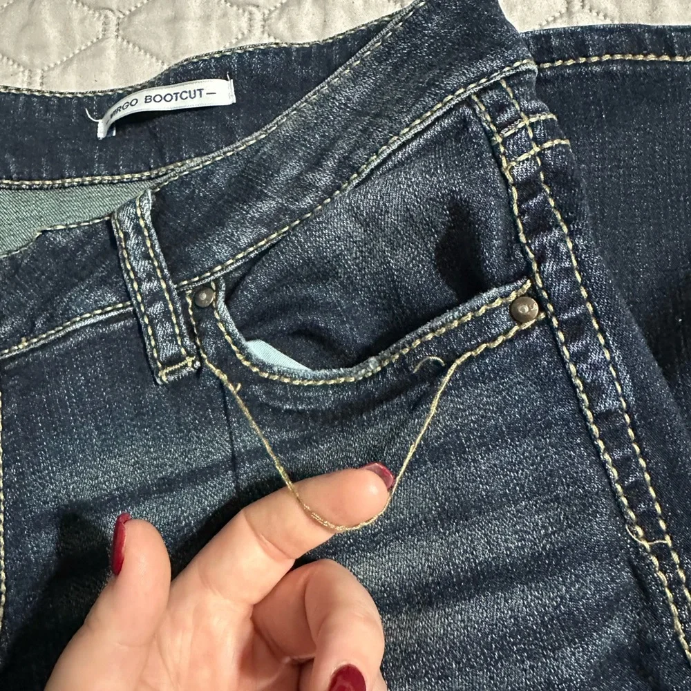 Daytrip Dark Blue Boot Cut Jeans - Picture 4 of 7